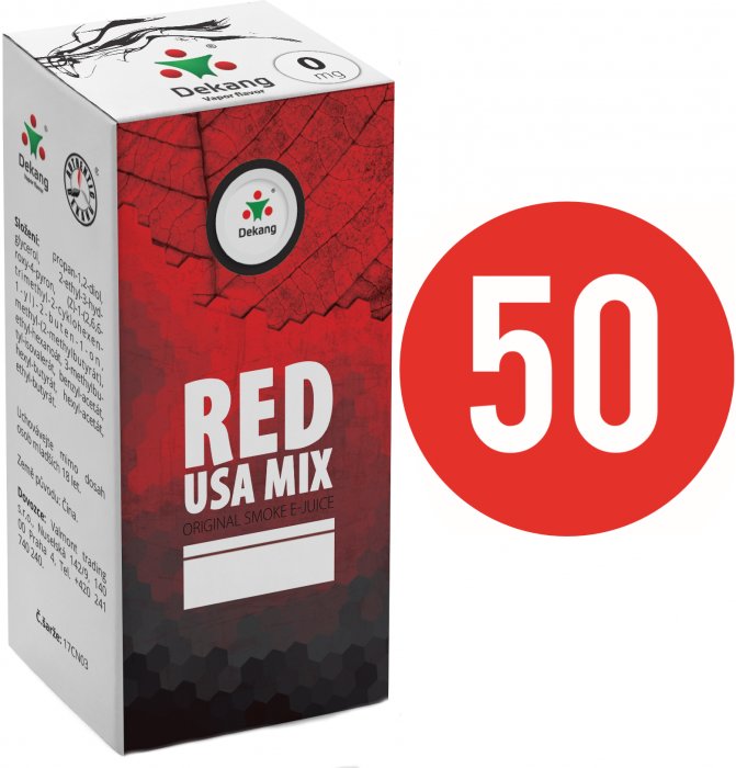 Liquid Dekang Fifty Red USA Mix - 10ml - Nikotin: 0mg
