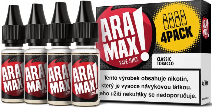 Liquid ARAMAX 4Pack Classic Tobacco - 4x10ml - Nikotin: 12mg