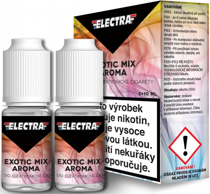 Liquid ELECTRA 2Pack Exotic Mix (Mix exotického ovoce) - 2x10ml - Nikotin: 6mg