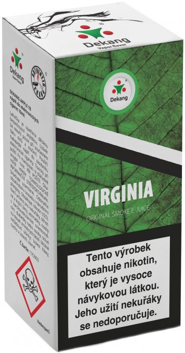 Liquid Dekang Virginia (virginia tabák) - 10ml - Nikotin: 18mg