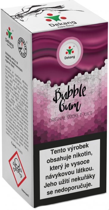 Liquid Dekang Menthol Bubble Gum (Mentolová žvýkačka) - 10ml - Nikotin: 6mg