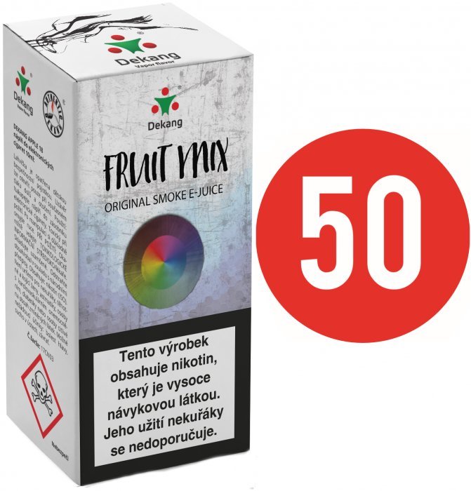 Liquid Dekang Fifty Fruit Mix (Ovocný mix) - 10ml - Nikotin: 11mg