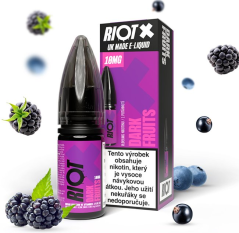 Liquid RIOT X Salt Dark Fruits (Tmavá bobulovitá směs) 10ml
