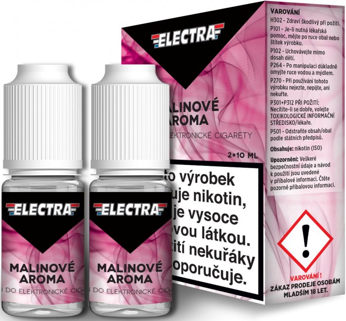 Liquid ELECTRA 2Pack Raspberry (Malina) - 2x10ml - Nikotin: 0mg