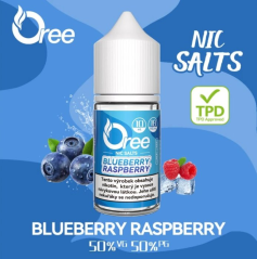 Liquid Oree SALT Blueberry Raspberry - Borůvka a Malina 10ml - 18mg