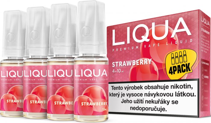 Liquid LIQUA Elements 4Pack Strawberry 4x10ml(Jahoda)