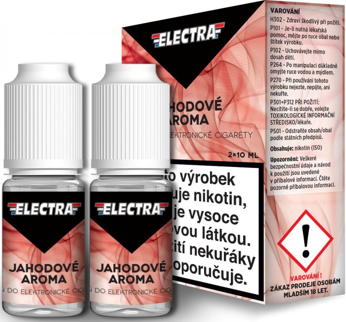 Liquid ELECTRA 2Pack Strawberry (Jahoda) - 2x10ml - Nikotin: 3mg