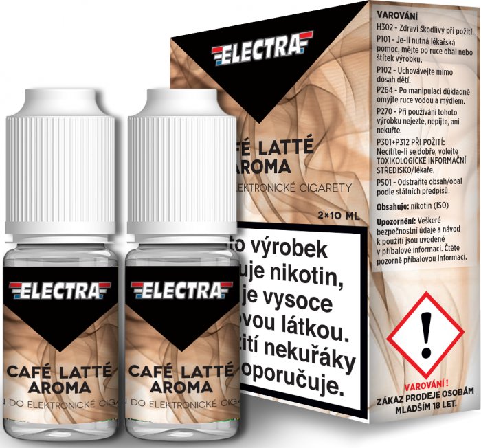 Liquid ELECTRA 2Pack Cafe Latte - 2x10ml - Nikotin: 18mg