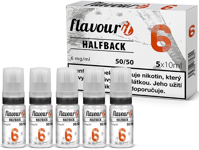 Flavourit Nikotinová báze 50/50 5x10ml 6mg