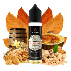 Příchuť Bombo Platinum Tobaccos S&V: Nutty Supra Reserve (Tabák s karamelem a oříškovým máslem)