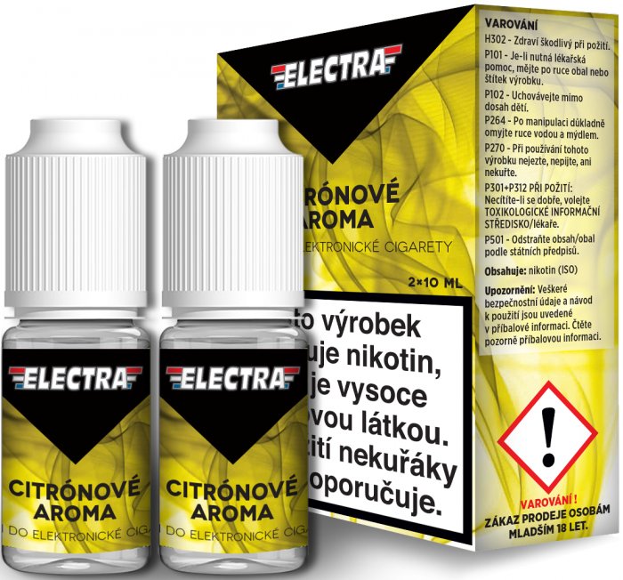 Liquid ELECTRA 2Pack Lemon (Citrón) - 2x10ml - Nikotin: 3mg