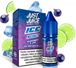 Liquid Just Juice SALT ICE Blackcurrant  Lime 10ml - 11mg