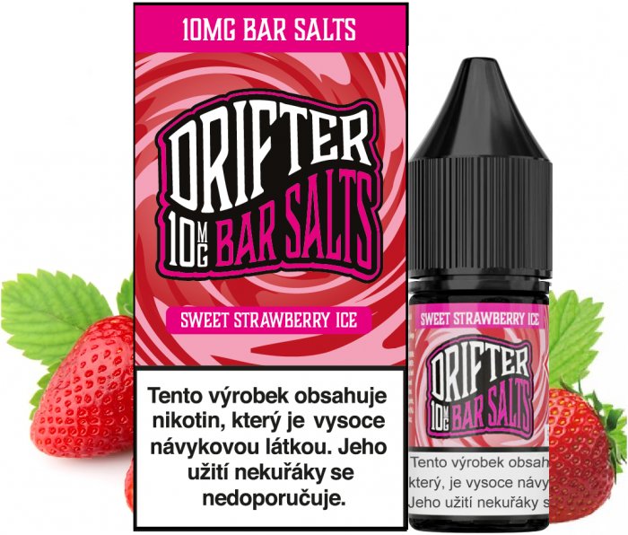 Liquid Drifter Bar Salts Sweet Strawberry Ice 10ml - Nikotin: 10mg