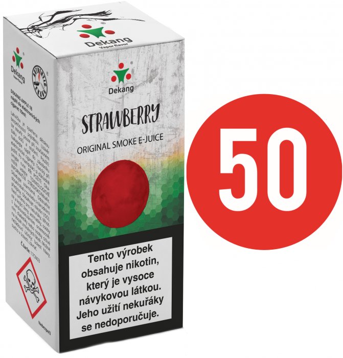 Liquid Dekang Fifty Strawberry (Jahoda) - 10ml - Nikotin: 16mg