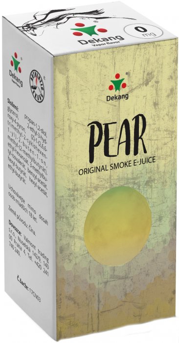 Liquid Dekang Pear (Hruška) - 10ml - Nikotin: 0mg