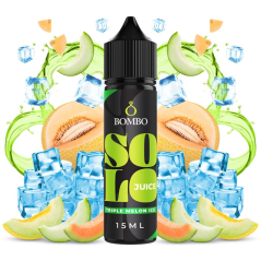 Příchuť Bombo Solo Juice SV 15ml Triple Melon Ice (Ledový cukrový meloun)