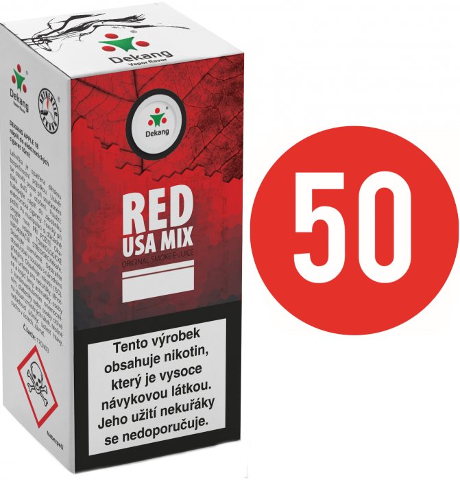 Liquid Dekang Fifty Red USA Mix - 10ml - Nikotin: 3mg