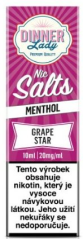 Liquid Dinner Lady Nic SALT Grape Star 10ml - 20mg
