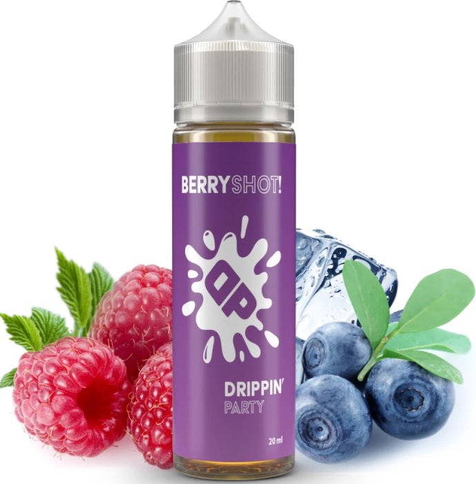 Příchuť Drippin Party SV 10ml Berryshot (Kyselé maliny a sladké borůvky)