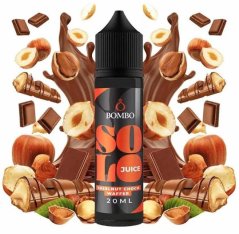 Bombo - Solo Juice - S&V - Hazelnut Choco Waffer (Oříškové čokoládové vafle) - 20ml