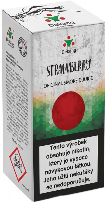 Liquid Dekang Strawberry (Jahoda) - 10ml - Nikotin: 11mg