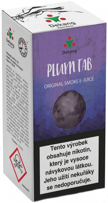 Liquid Dekang Plum TAB (Sušená švestka) - 10ml - Nikotin: 18mg