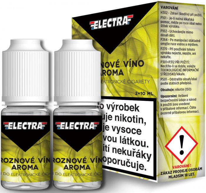 Liquid ELECTRA 2Pack Grape (Hroznové víno) - 2x10ml - Nikotin: 18mg