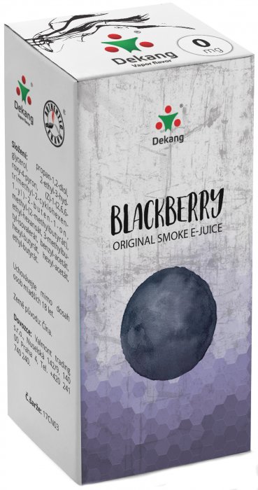 Liquid Dekang Blackberry (Ostružina) - 10ml - Nikotin: 0mg