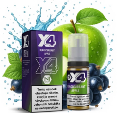 Liquid X4 Bar Juice - Černý rybíz a jablko (Blackcurrant Apple) 10ml