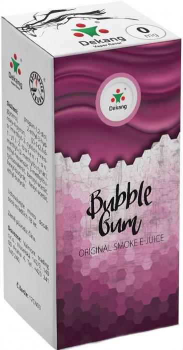 Liquid Dekang Menthol Bubble Gum (Mentolová žvýkačka) - 10ml - Nikotin: 0mg