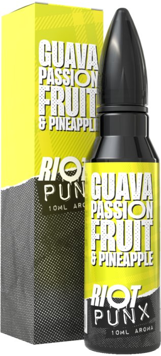 Příchuť Riot Squad PUNX SV 10ml Guava Passionfruit  Pineapple (Guava, marakuja a ananas)