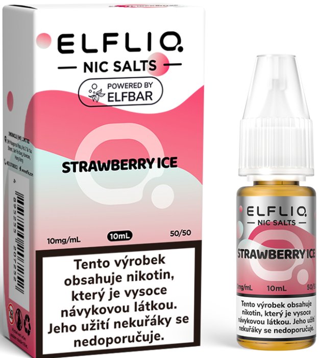 Liquid ELFLIQ Nic SALT Strawberry Ice 10ml