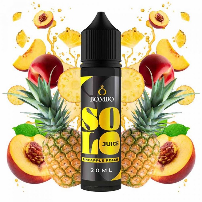 Bombo - Solo Juice - S&V - Pineapple Peach (Ananas s broskví) - 20ml