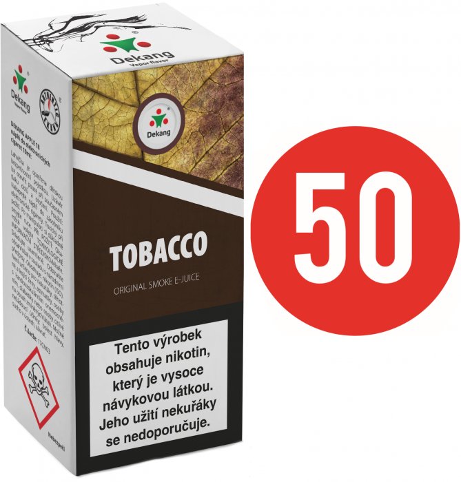 Liquid Dekang Fifty Tobacco (Tabák) - 10ml - Nikotin: 6mg