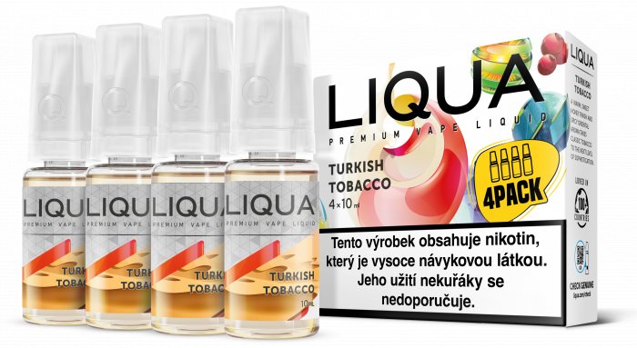 Liquid LIQUA Elements 4Pack Turkish tobacco 4x10ml(Turecký tabák)