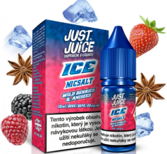 Liquid Just Juice SALT ICE Wild Berries  Aniseed 10ml - 11mg