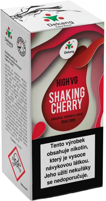 Liquid Dekang High VG Shaking Cherry   (Koktejlová třešeň) - 10ml - Nikotin: 1,5mg