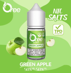 Liquid Oree SALT Green Apple - Zelené jablko 10ml - 18mg
