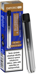 EMPORIO POD elektronická cigareta 500mAh Blueberry  Raspberry 20mg