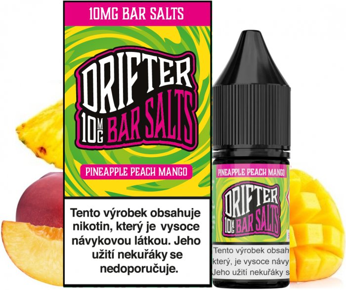Liquid Drifter Bar Salts Pineapple Peach Mango 10ml - Nikotin: 10mg