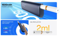 OXVA SLIMSTICK elektronická cigareta 1500mAh Classic Tobacco 20mg Black color CZ