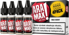 Liquid ARAMAX 4Pack Max Berry - 4x10ml
