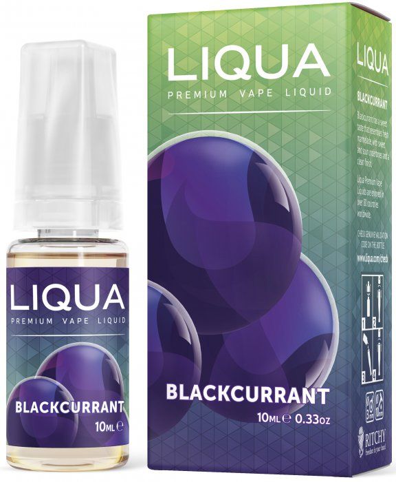 LIQUA Elements Blackcurrant 10ml (černý rybíz) - Nikotin: 3mg