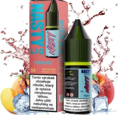 Liquid Nasty LIQ Salt Peach ICE 10ml (Broskev, Chladivá složka - ICE)