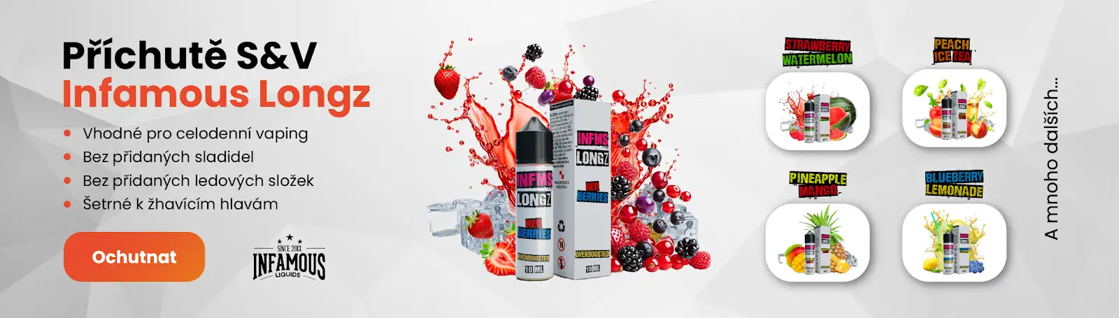 Shake & Vape příchutě - Infamous LongZ