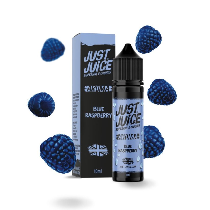 Příchuť Just Juice S&V: Blue Raspberry (Modrá malina)