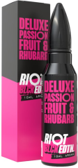 Příchuť Riot Squad BLCK EDTN SV 10ml Deluxe Passionfruit  Rhubarb (Marakuja s rebarborou)