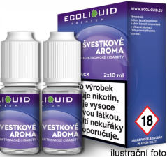 Liquid Ecoliquid Premium 2Pack Plum (Švestka) - 2x10ml