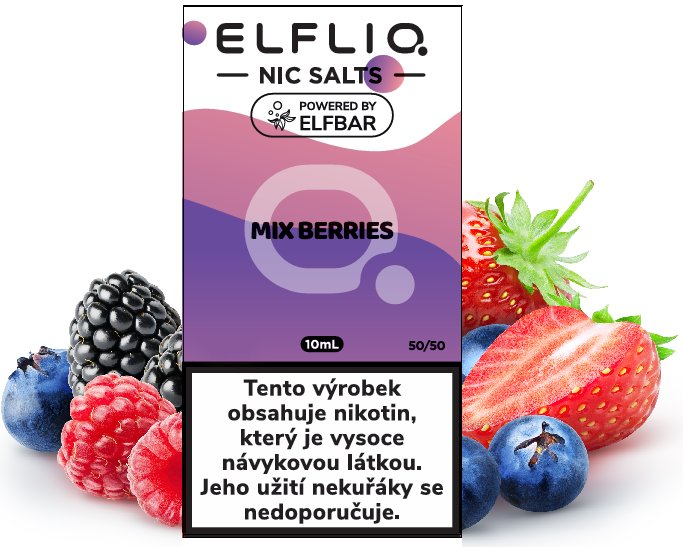 Liquid ELFLIQ Nic SALT Mixed Berries 10ml