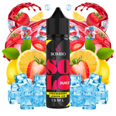 Příchuť Bombo Solo Juice SV 15ml Strawberry Lemon Ice (Ledová jahoda s citronem)